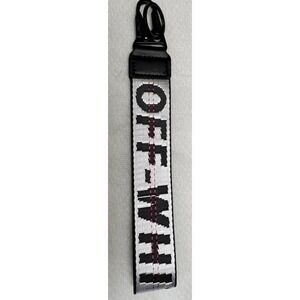 Off-White Industrial Keychain Strap With Red Zip Tie